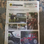 En baksida hos den lokala tidning